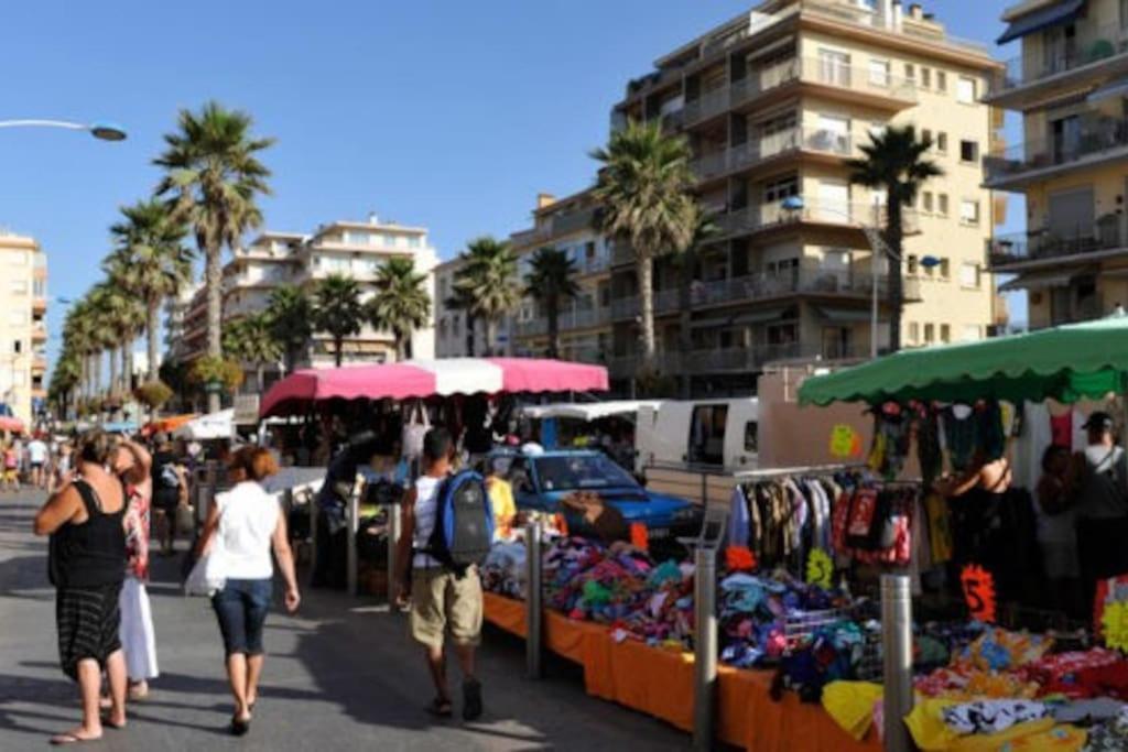 Appartement 20 Mts Plage, Pl Mediterranee, Vue Mer Parking Canet-en-Roussillon Εξωτερικό φωτογραφία