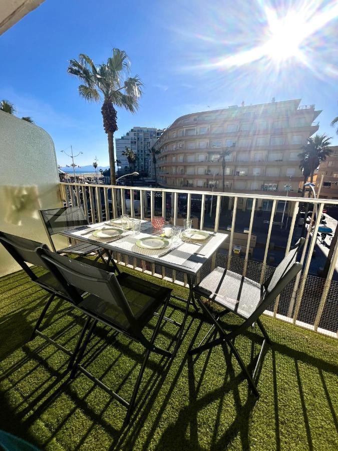 Appartement 20 Mts Plage, Pl Mediterranee, Vue Mer Parking Canet-en-Roussillon Εξωτερικό φωτογραφία